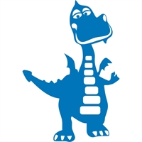 Wallsticker: Glad drage