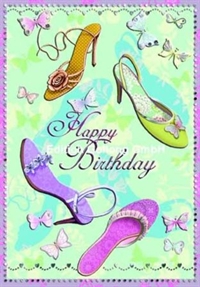 Dobbeltkort m/kuvert - Happy Birthday